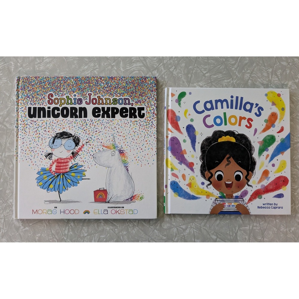 Hardcover Sophia Johnson Unicorn Expert & Camilla's Colors Books